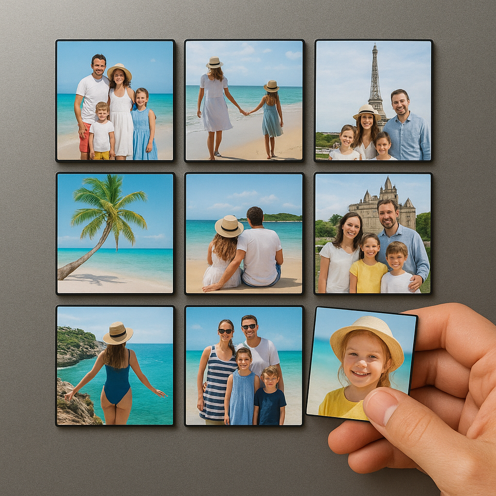 2" x 2" Magnet - Set of 9